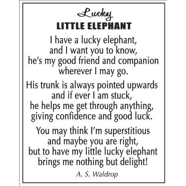 Lucky Little Elephant Charm