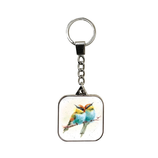 Lucy & Lewis Lovebirds Keychain