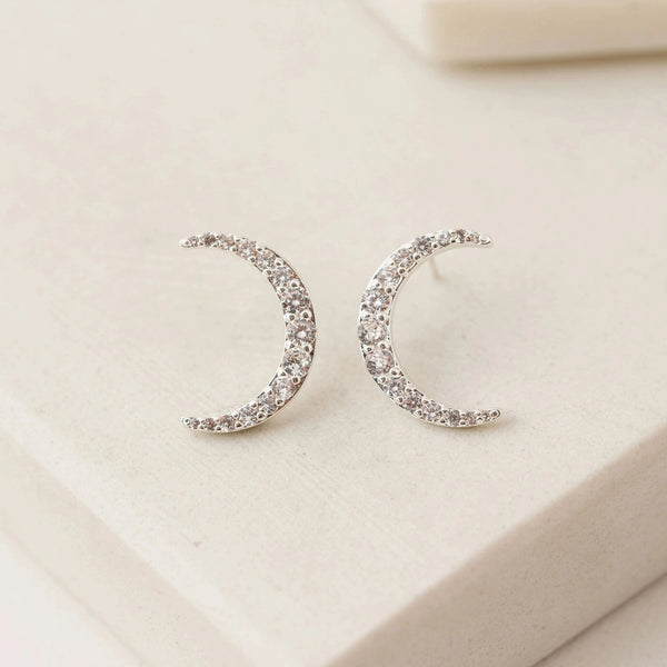 Lune Moon Stud Earrings