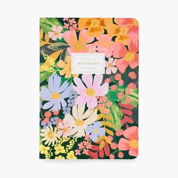 Marguerite Stitched Notebook - Set of 3
