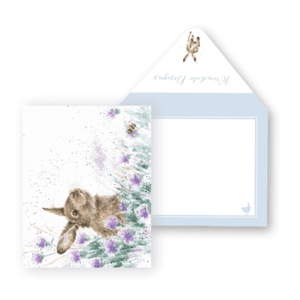 Meadow Rabbit - Enclosure Greeting Card - Blank