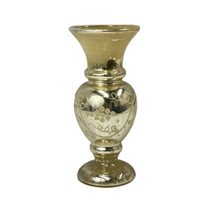 Mercury Glass Decorative Pillar Candle Holder