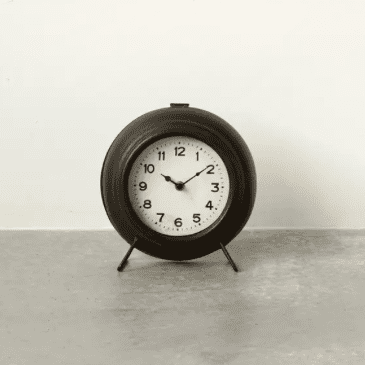 Metal Mantel Clock