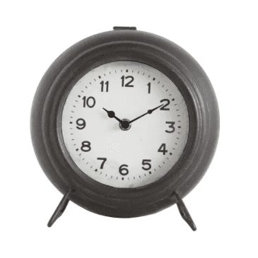 Metal Mantel Clock