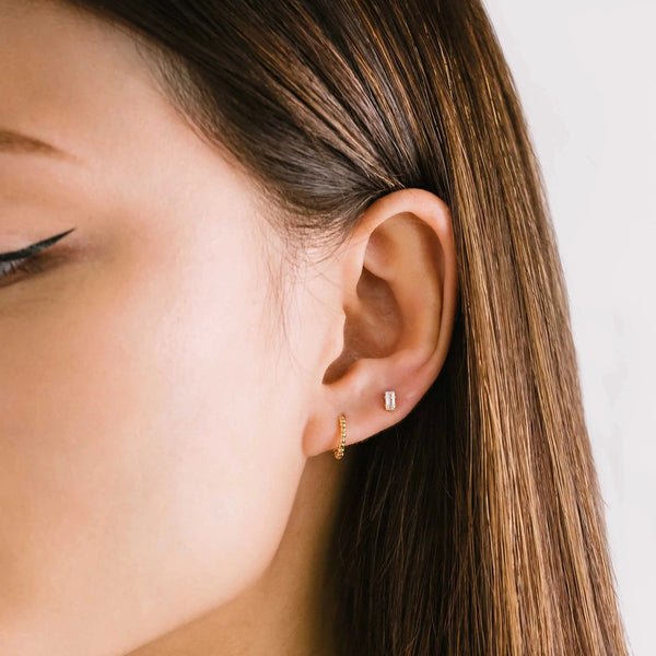Mia Duet Ear Stack Stud Earrings