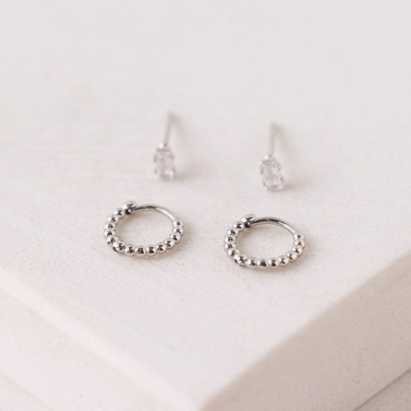 Mia Duet Ear Stack Stud Earrings