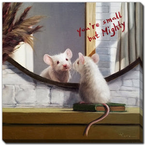 Mighty Mouse - Printed Canvas