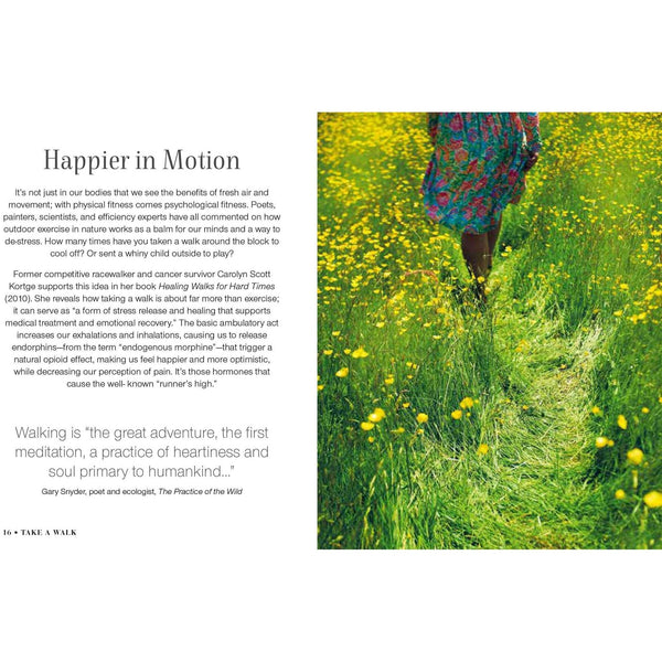 Mindful Walking - Hardcover Book