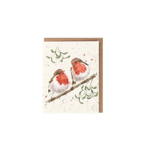 Mistletoe - Enclosure Greeting Card - Christmas