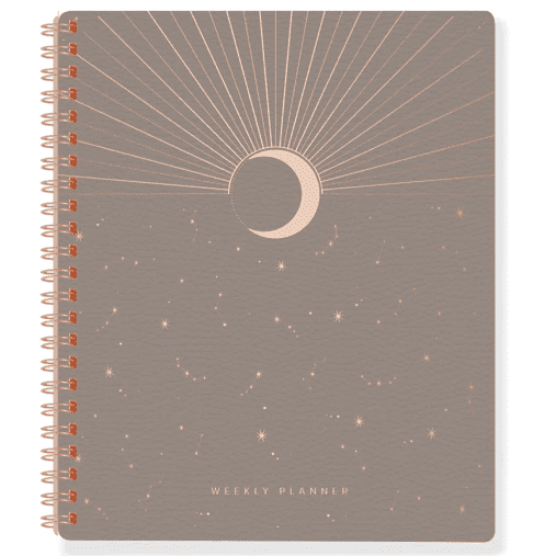 Moon Rise Weekly Planner - Non Dated