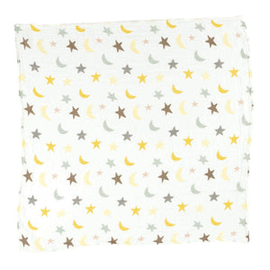 Moon & Stars Swaddle Blanket