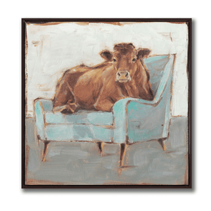 Mooving In - Canvas In Floating Frame