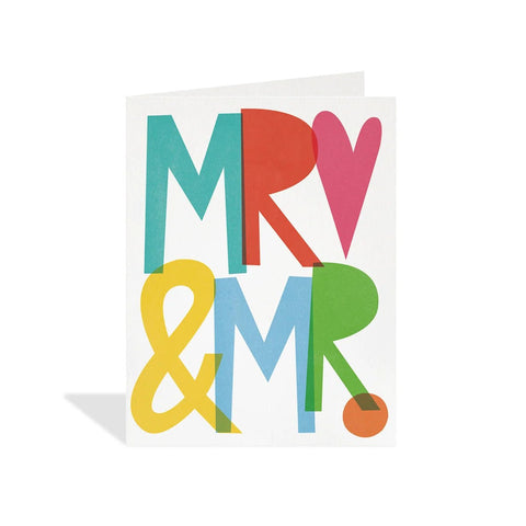 Mr & Mr - Greeting Card - Wedding