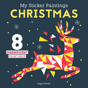 My Sticker Paintings: Christmas - Paperback Book