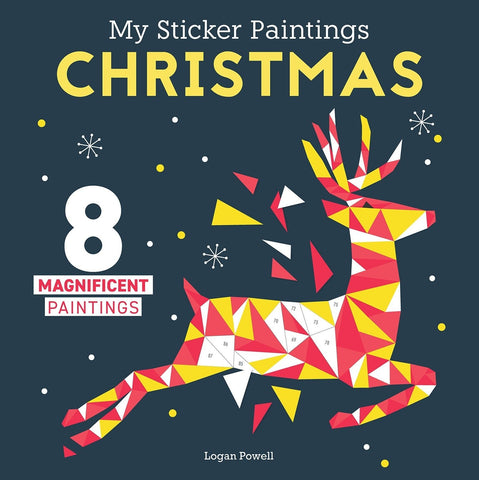My Sticker Paintings: Christmas - Paperback Book
