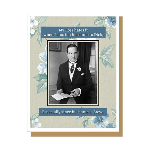 Name Is Steve - Greeting Card - Birthday