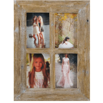 Natural Wood Collage Photo Frame