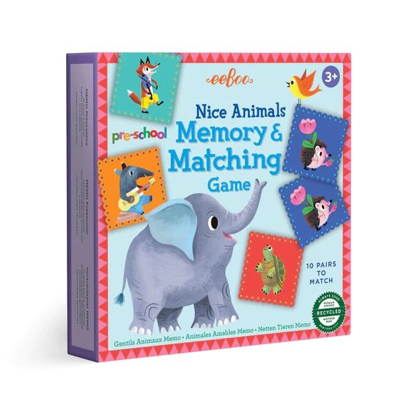 Nice Animals Memory & Matching Game