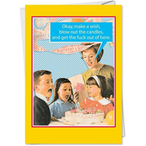 Okay, Make A Wish - Greeting Card - Birthday