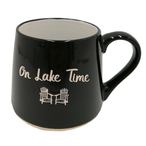 On Lake Time Fat Bottom Mug