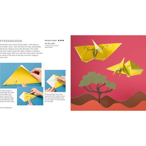 Origami Dinosaurs - Paperback Book