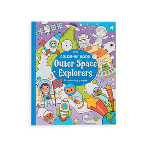 Outer Space Explorers Colouring Book