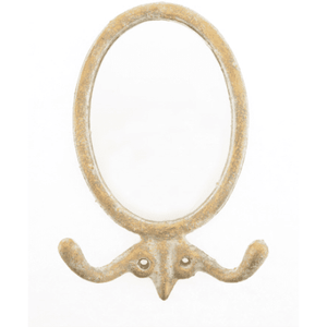 Oval Mirror & Hook