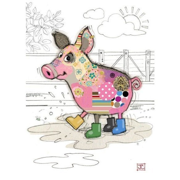 Pablo Pig - Greeting Card - Blank