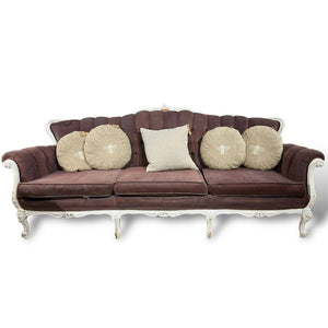 Painted Purple Sofa