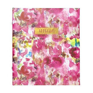 Painterly Floral Address Book