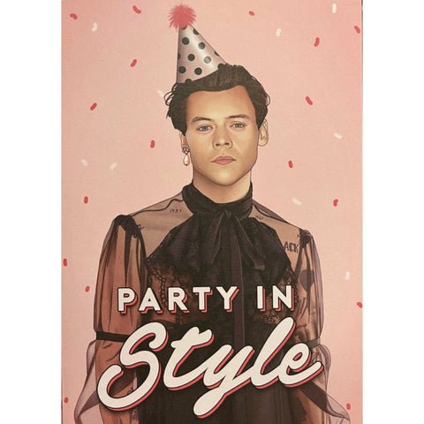 Party In Style - Greeting Card - Birthday
