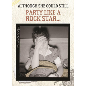 Party Like A Rock Star - Greeting Card - Birthday