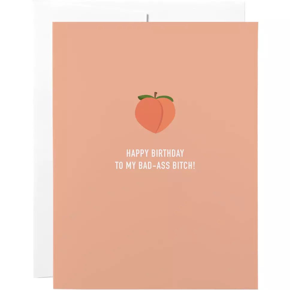 Peach - Greeting Card - Birthday