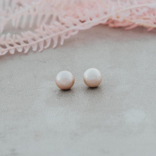 Pearl Stud Earrings