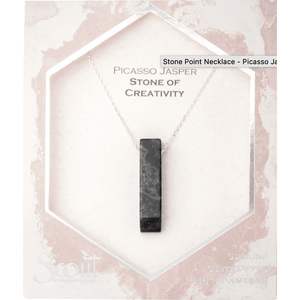 Picasso Jasper Sterling Silver Necklace