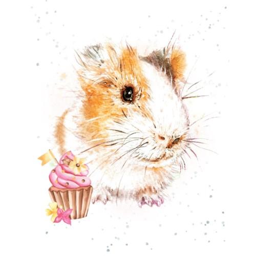 Pigging Out - Enclosure Greeting Card - Blank