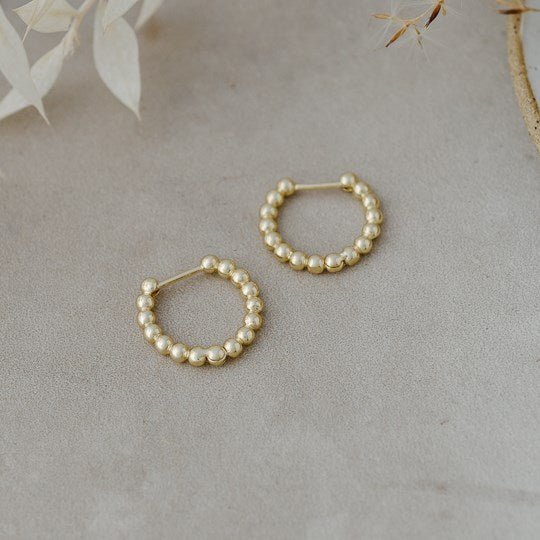 Pinpoint Hoop Earrings