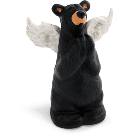 Praying Black Bear Figurine