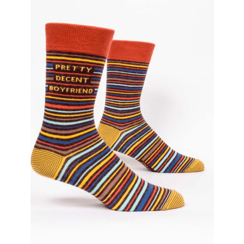 Pretty Decent Boyfriend Men's Crew Socks