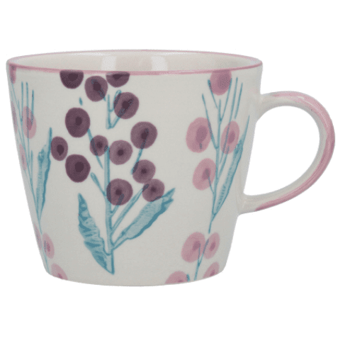 Purple Wattle Ceramic Mug