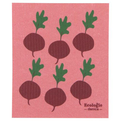 Radishes Swedish Dishcloth