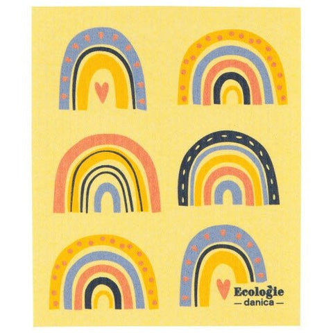 Rainbows Swedish Dishcloth