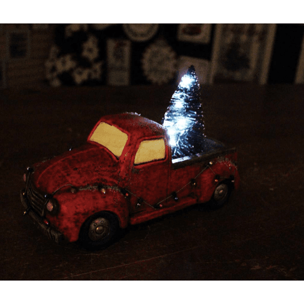 Red Truck With Led Lights