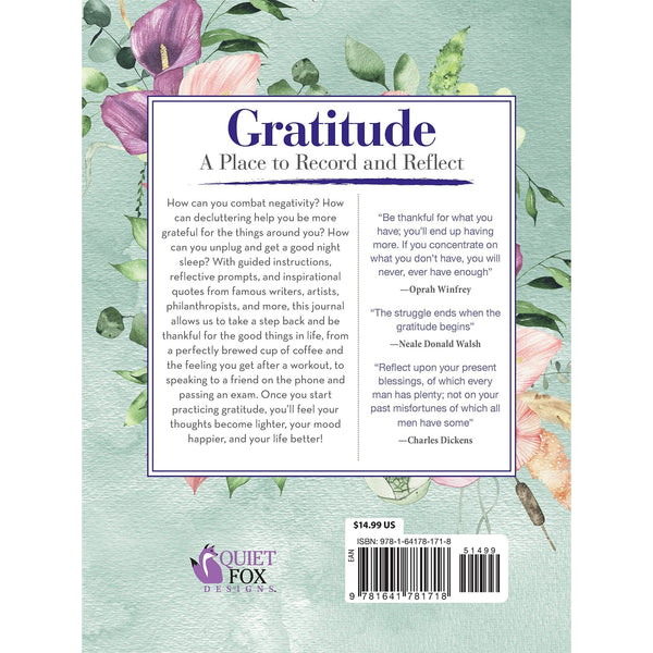 Reflections On Gratitude Journal - Paperback Book