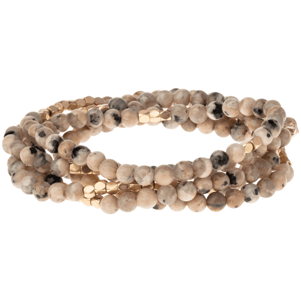 Rhodonite - Stone Of Healing - Wrap Bracelet / Necklace