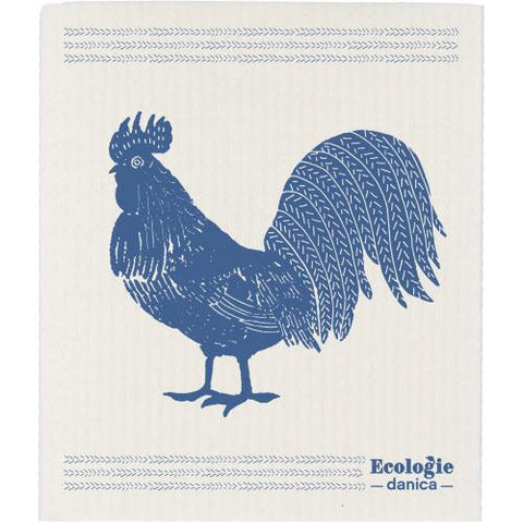 Rooster Swedish Dishcloth