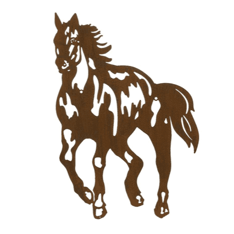 Rust Horse Wall Art