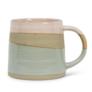 Rustic Style Pink & Grey Mug