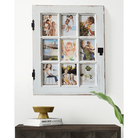 Rustic Wood Collage Photo Frame