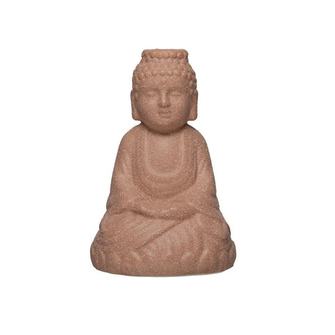 Sand Finish Stoneware Buddha Vase